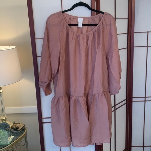 H&M Tops - H&M Medium Tunic Oversized In EUC Pale Coral